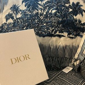 Christian Dior Palms Scarf - Silk